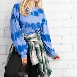 Kori Indigo Tie-Dye Long Sleeve Tee